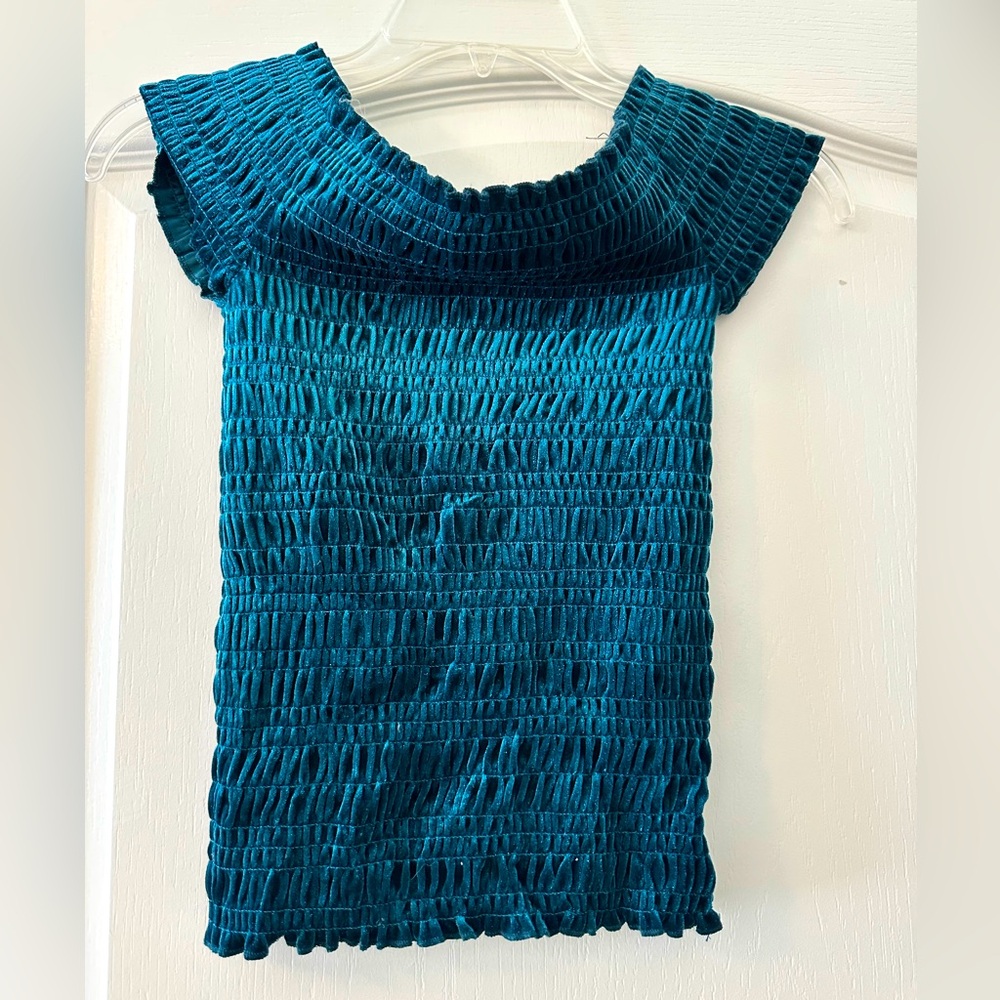 Aeropostale velvet /off shoulders top